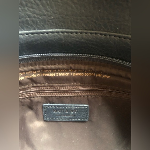 MATT & NAT Navy Clutch, Vegan Leather - Picture 5 of 7